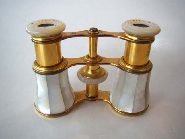 A good pair of French Opera Glasses by Lemaire of Paris and sold by Stowell of Boston circa 1900